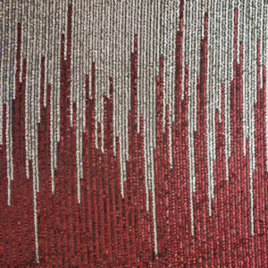 Vertical Stripe Sequin Embroidered Mesh Fabric DMN1021S