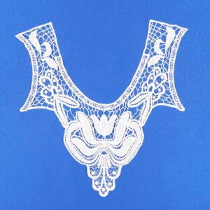 Decorative Embroidered Neckline Applique for Fashion Dresses ETN10047