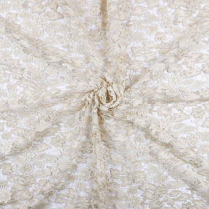 Metallic Highlight Water-Soluble Guipure Lace for Garment Panels GT3002