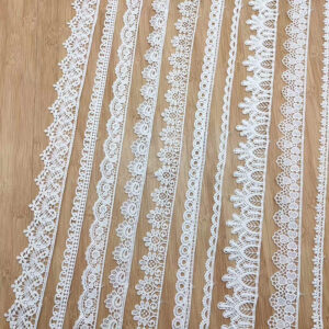 Narrow Cotton Embroidered Lace Trim Selection TR01-21