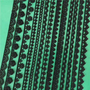 Cotton Embroidered Lace Trim Reference for Apparel Decoration TR02-10