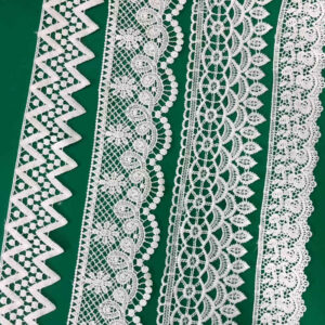 Cotton Embroidered Lace Trim Reference for Apparel Decoration TR02-11