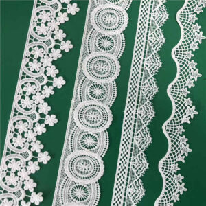 Cotton Embroidered Lace Trim Reference for Apparel Decoration TR02-2