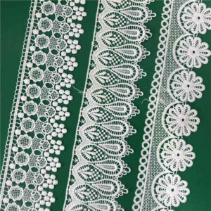 Cotton Embroidered Lace Trim Reference for Apparel Decoration TR02-5