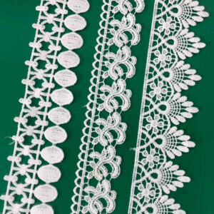 Cotton Embroidered Lace Trim Reference for Apparel Decoration TR02-8