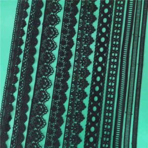 Cotton Embroidered Lace Trim Reference for Apparel Decoration TR02-9