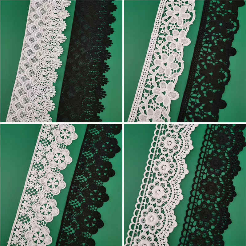 Assorted Cotton Embroidery Lace Trim for Garment Edging TR03-5