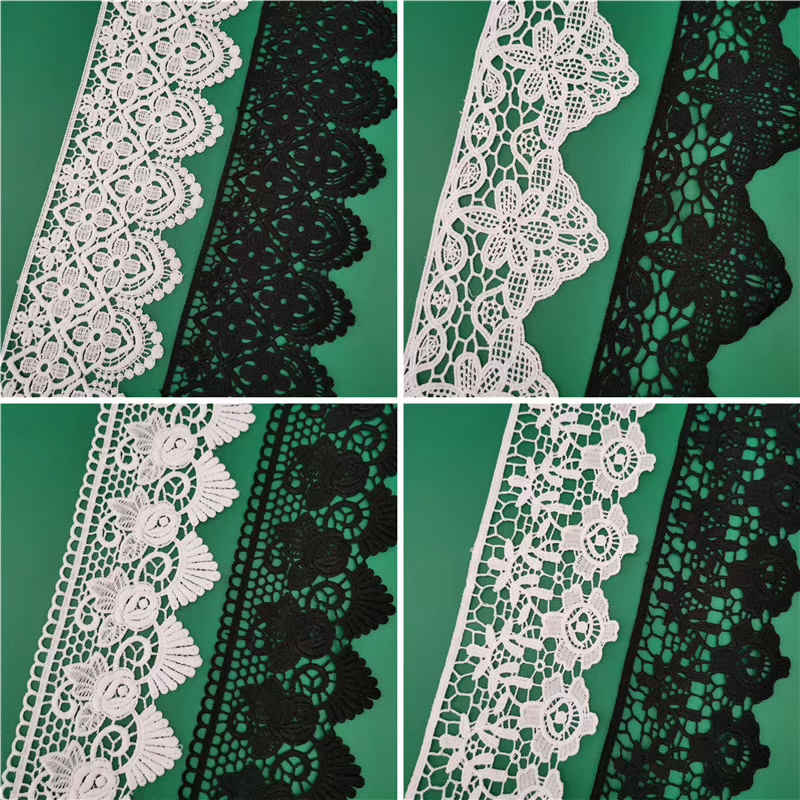 Assorted Cotton Embroidery Lace Trim for Garment Edging TR03-7