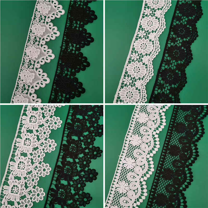 Assorted Cotton Embroidery Lace Trim for Garment Edging TR03-8