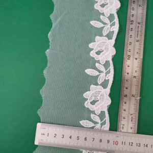 White Cotton Thread Lace Trim for Dress Hem Garment Decoration TRLM-10