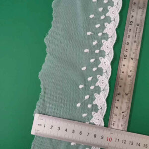 Decorative Cotton Embroidered Lace Border Trim TRLM-12