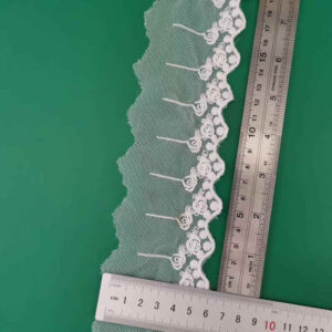 Decorative Cotton Embroidered Lace Border Trim TRLM-24