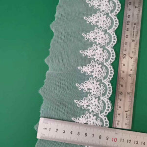 White Cotton Thread Lace Trim for Cotton Thread Border Garment Decoration TRLM-26