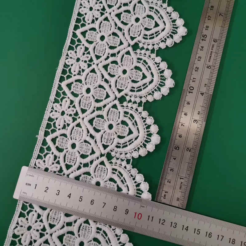 Cotton-Look Milk-Silk Style Lace Trim TRLM1110
