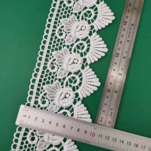 Matte Polyester Guipure-Style Lace Edging TRLM1112
