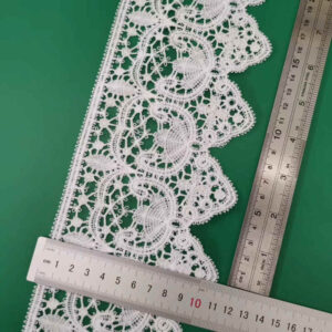 White Delicate Edging Water-Soluble Lace Trim TRLM1114