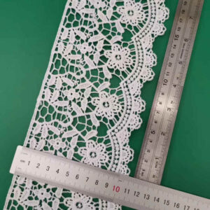 Matte Polyester Guipure-Style Lace Edging TRLM1118