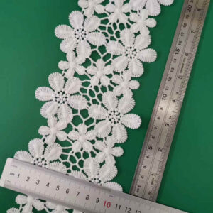 Matte Polyester Guipure-Style Lace Edging TRLM1124