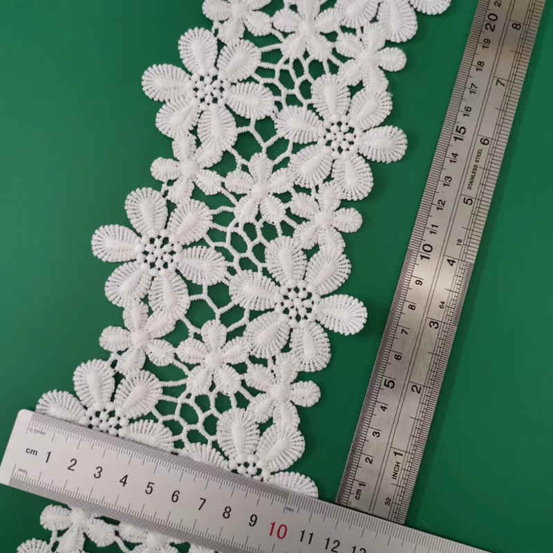 Matte Polyester Guipure-Style Lace Edging TRLM1124