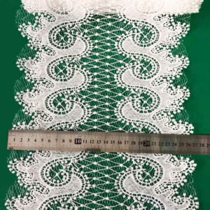 Mesh-Backed Milk-Silk Style Water-Soluble Lace Trim TRLM1131
