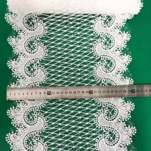 Mesh-Backed Milk-Silk Style Water-Soluble Lace Trim TRLM1132