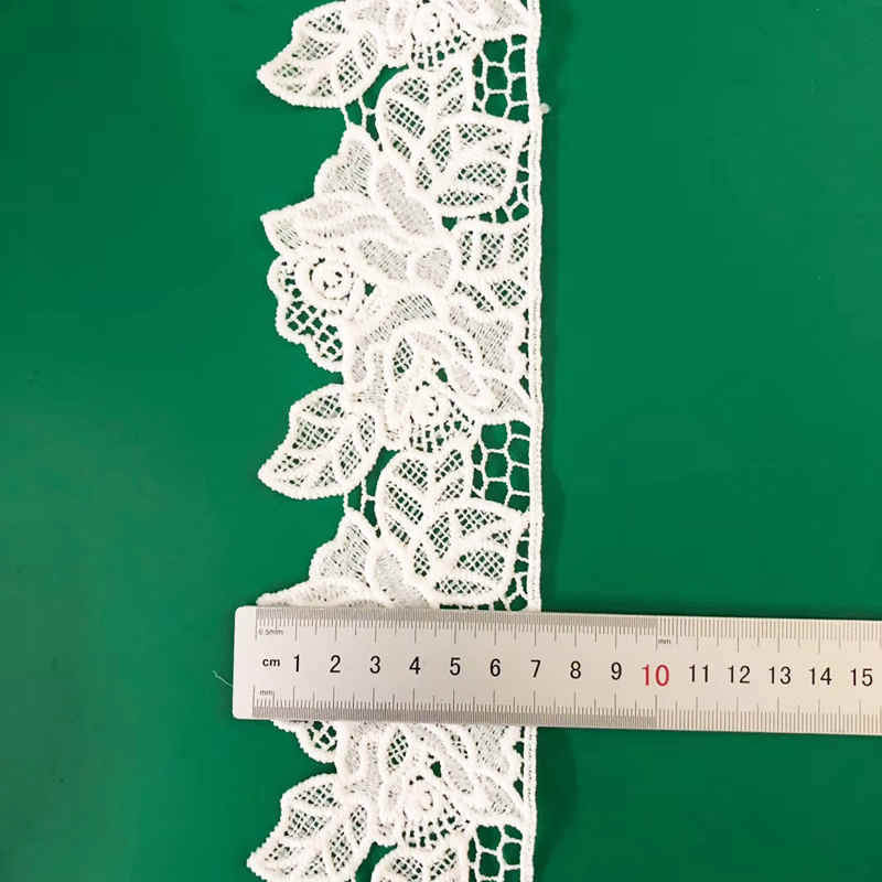 Matte Polyester Guipure-Style Lace Edging TRLM1136