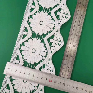 Matte Polyester Guipure-Style Lace Edging TRLM1148