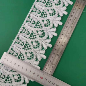 Matte Polyester Guipure-Style Lace Edging TRLM1160