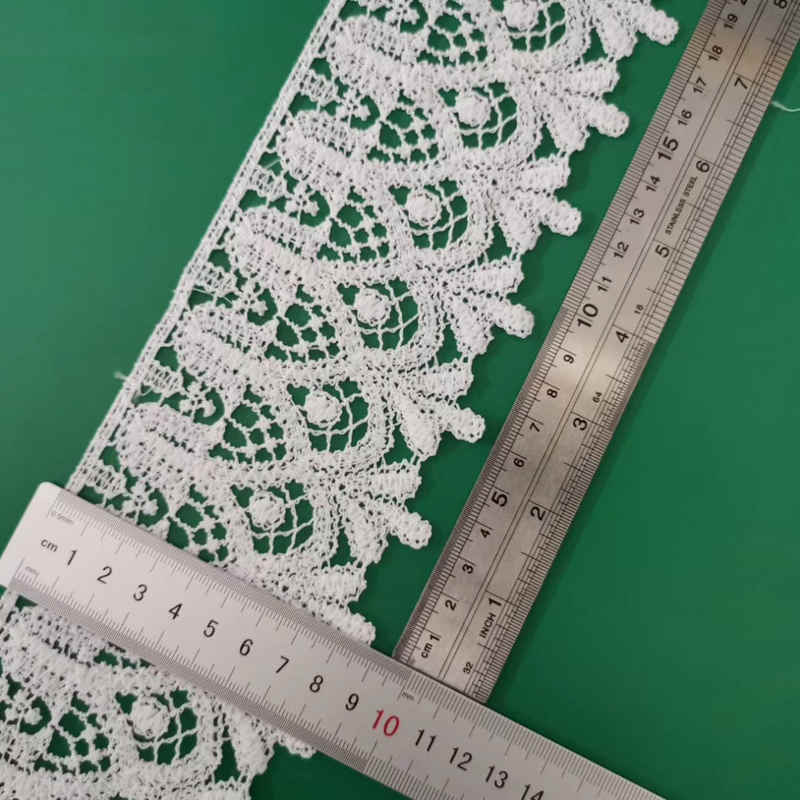 Matte Polyester Guipure-Style Lace Edging TRLM1160