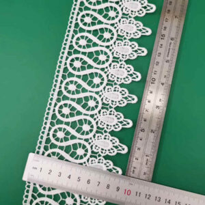 Matte Polyester Guipure-Style Lace Edging TRLM1166
