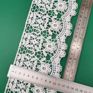 Matte Polyester Guipure-Style Lace Edging TRLM1172