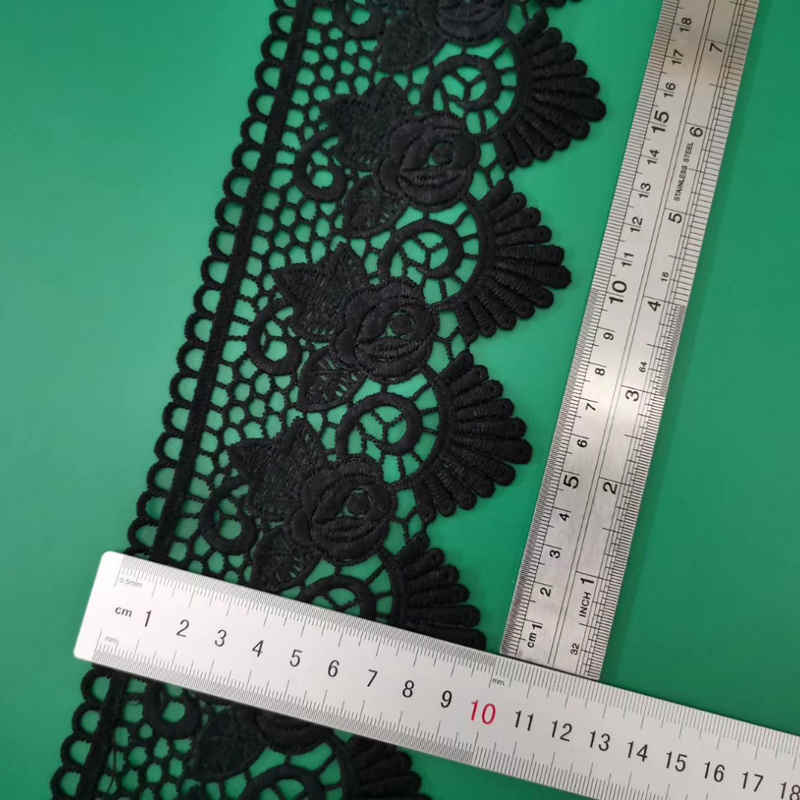Matte Polyester Guipure-Style Lace Edging TRLM1178