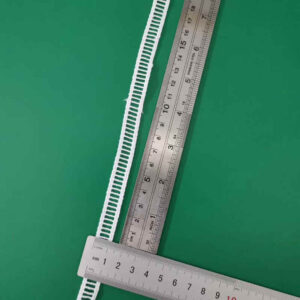 White Ladder-Style Border Milk-Silk Style Lace Trim TRLM1185