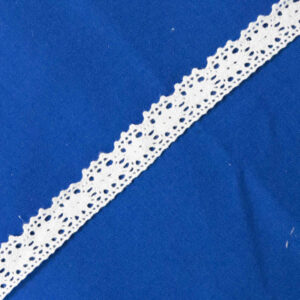 Poly-Cotton Crochet Lace Trim for Dress and Blouse Edges WB1003