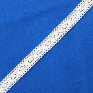Poly-Cotton Border Crochet Lace Trim for Apparel Edging WB1029