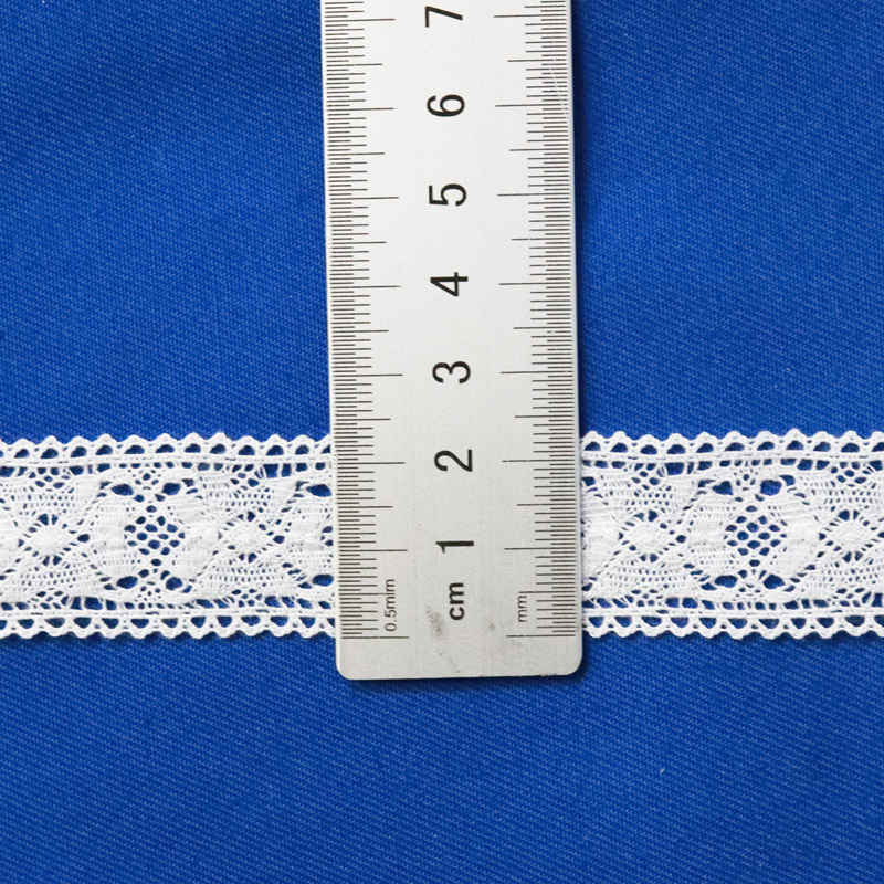 Decorative Poly-Cotton Crochet Lace Trim for Apparel Borders WB1061 - Image 2