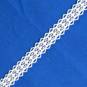 Classic Poly-Cotton Crochet Lace Trim for Apparel Edging WB1069