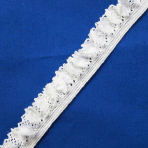 Elastic Cotton Crochet Lace Trim with Spandex Yarn WBC1005E