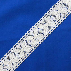 Premium Cotton Crochet Lace Trim for Refined Apparel Edging WBC1006