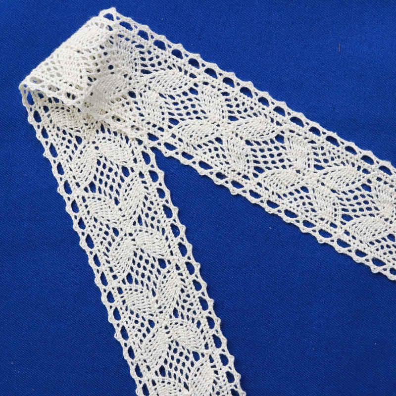 Premium Cotton Crochet Lace Trim for Refined Apparel Edging WBC1006 - Image 2