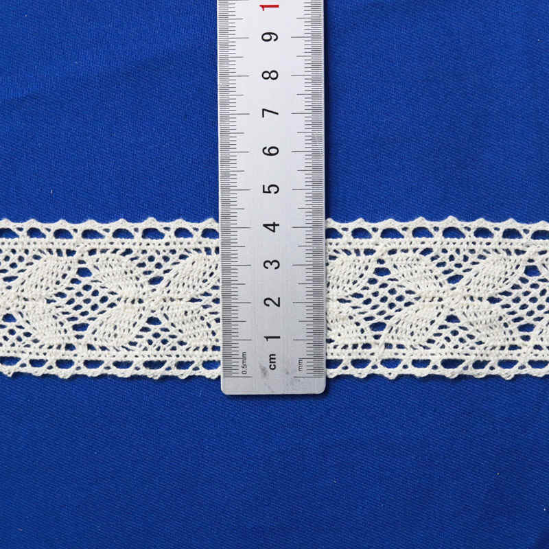 Premium Cotton Crochet Lace Trim for Refined Apparel Edging WBC1006 - Image 3